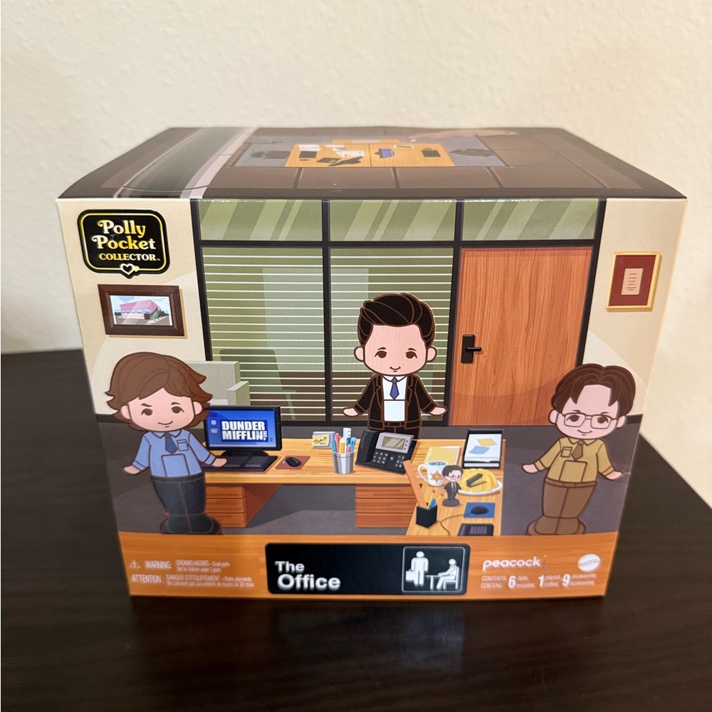 Collector The Office Polly Pocket Set- NEW IN BOX